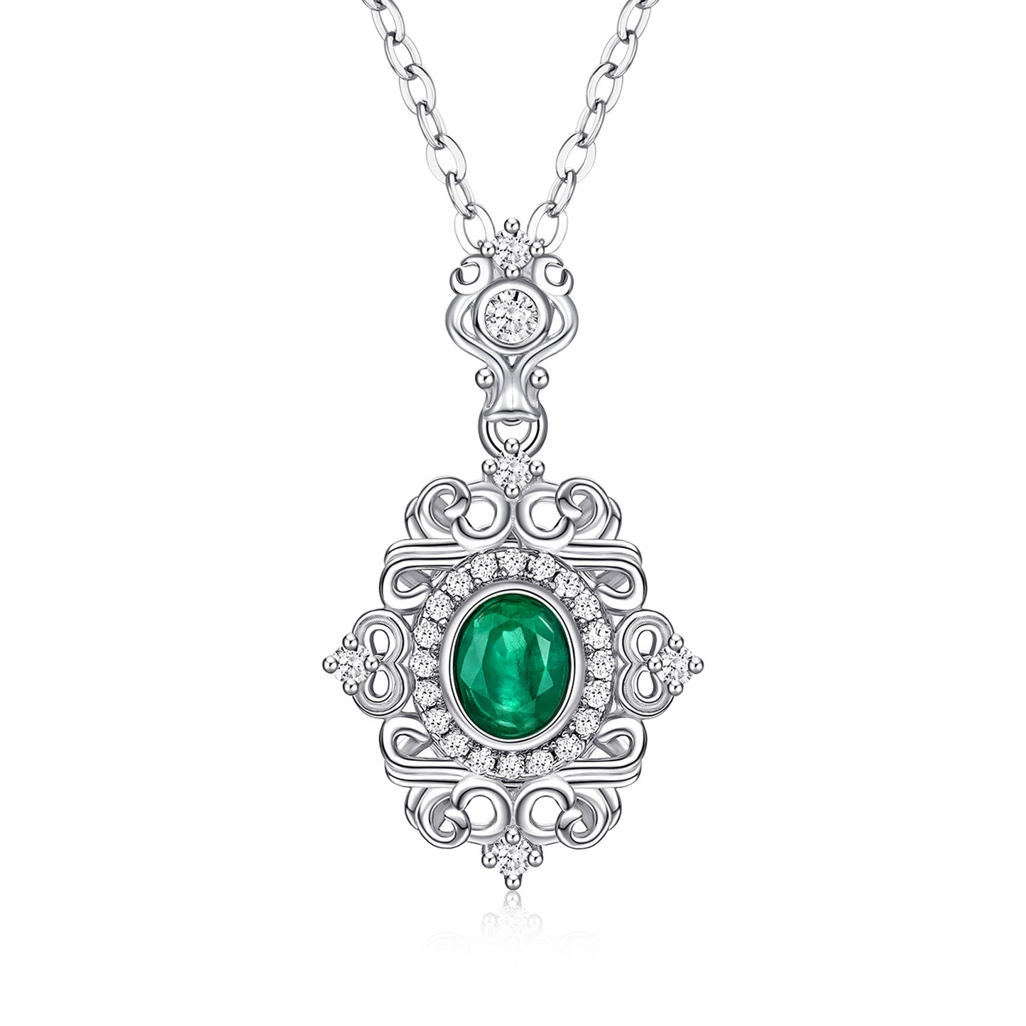 Natural Emerald Necklace