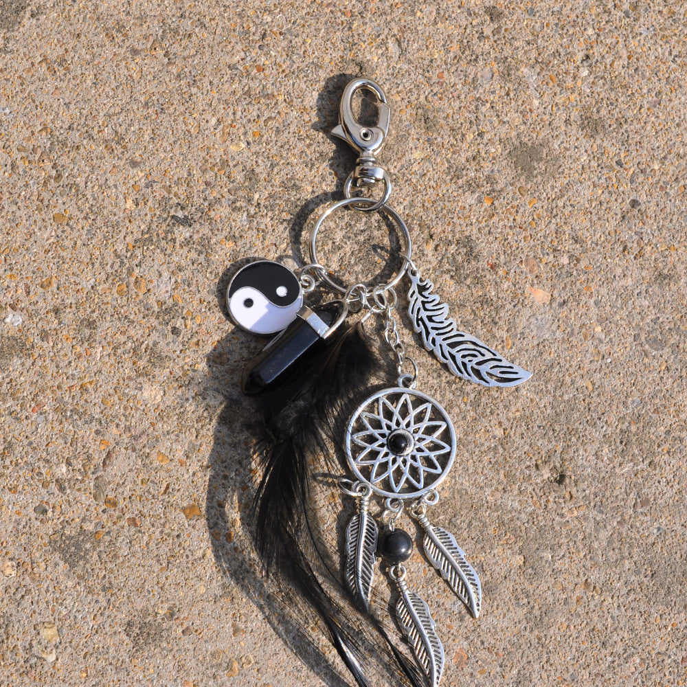 Dreamcatcher keychain pendant