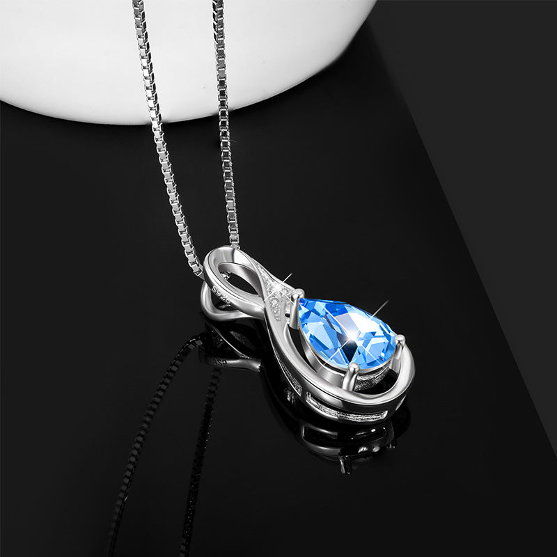 BLUE Crystal Necklace