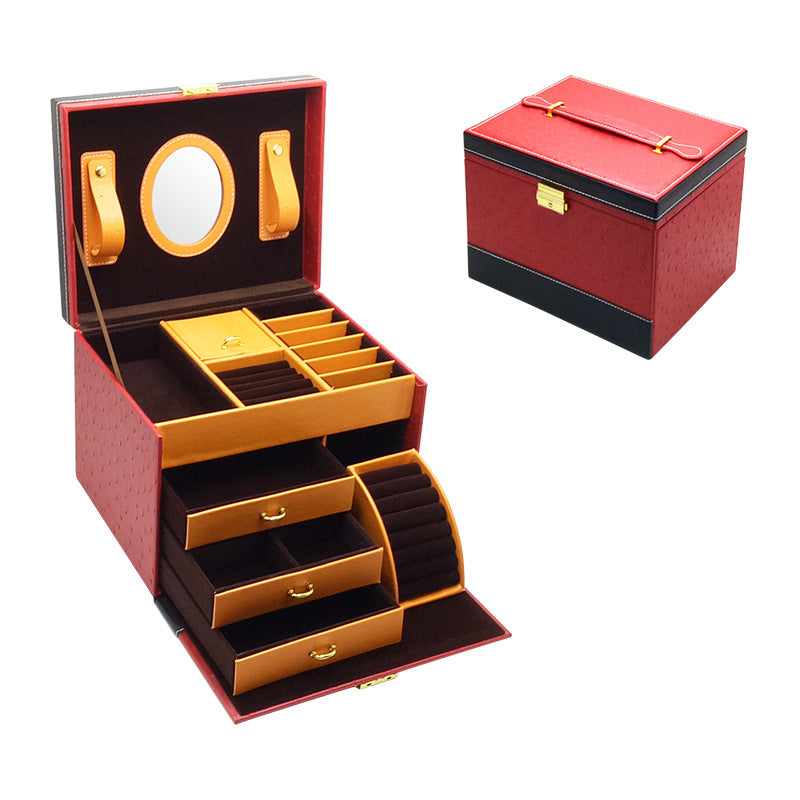 Leather Jewelry Storage Box