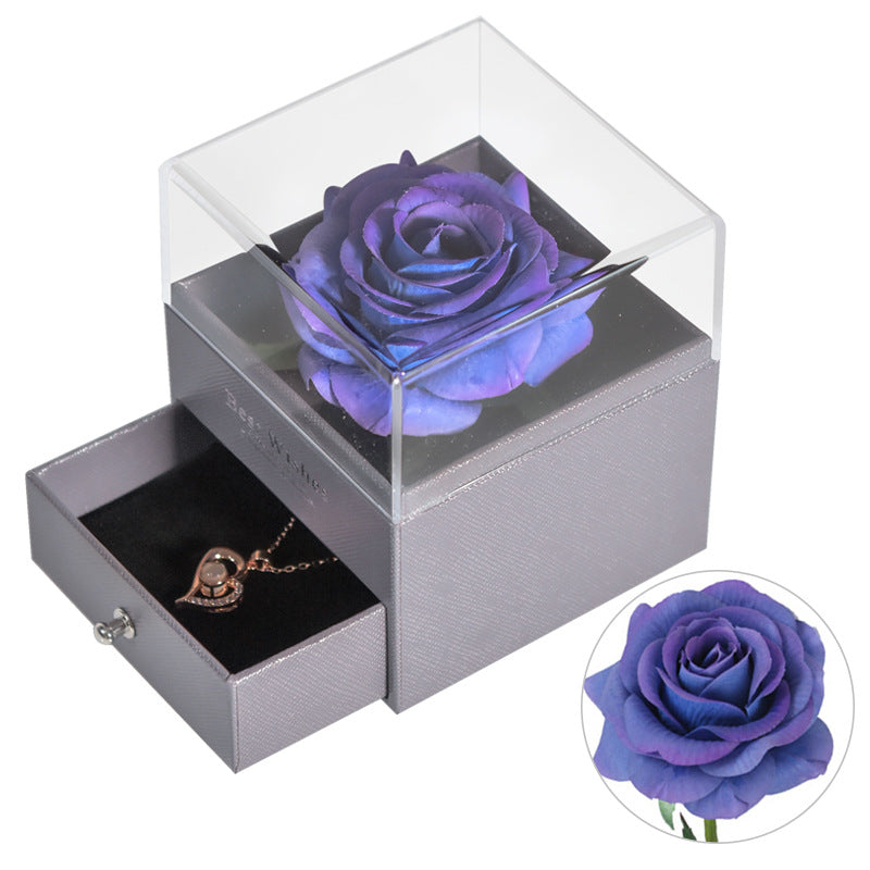 Flower Rose Jewelry Box