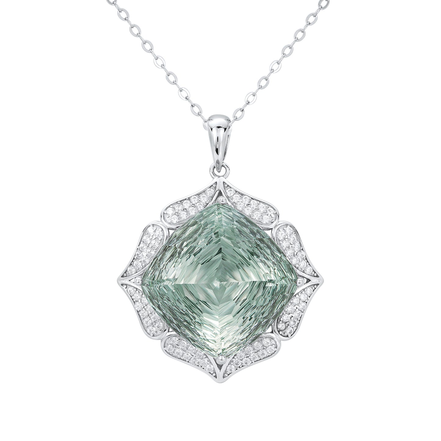 Natural Green Crystal Pendant