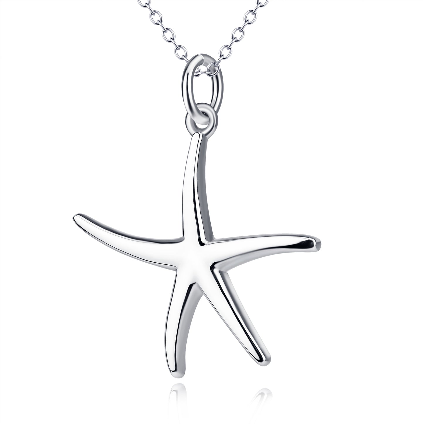 Starfish Pendant Five-Pointed Star Necklace