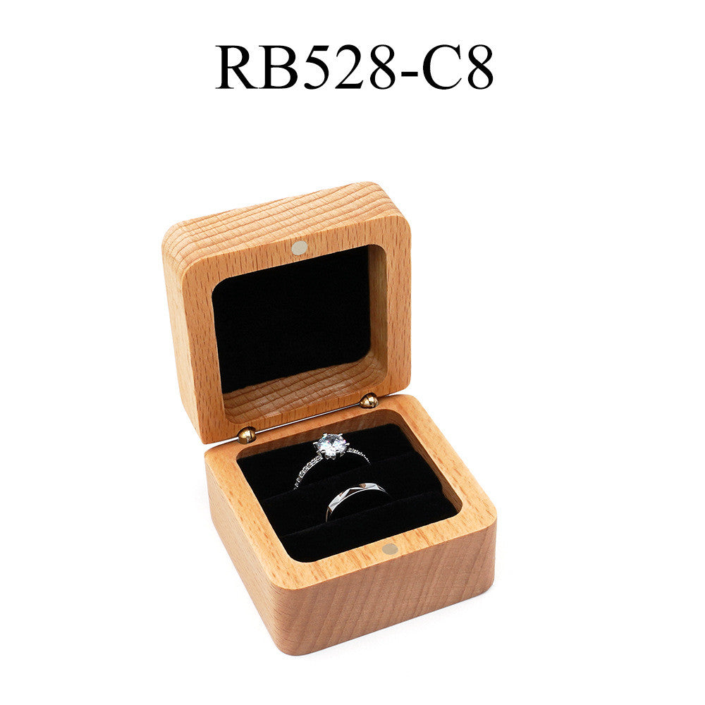 Beech Wooden Jewelry Box