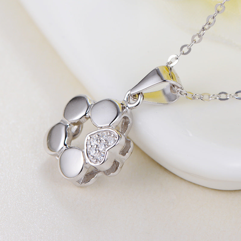 Heart Flower Necklace