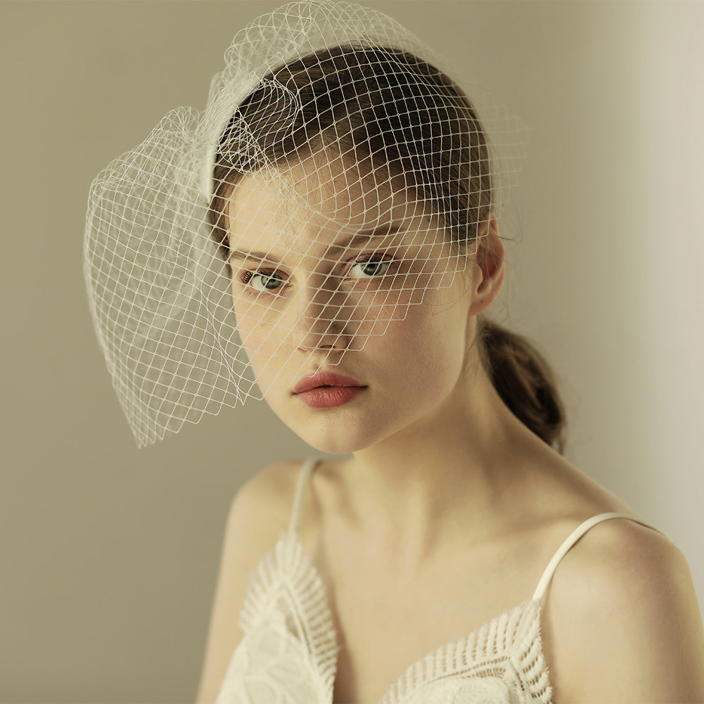 Birdcage Short Veil