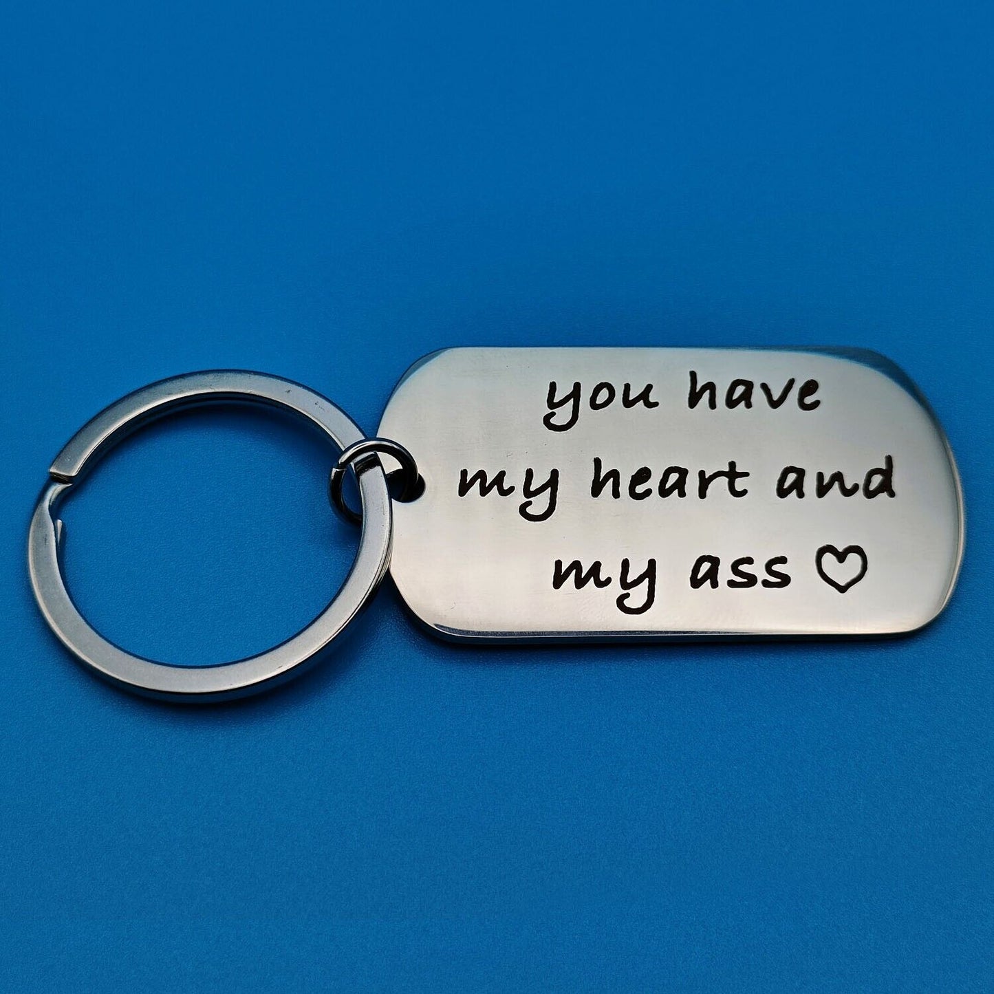 Funny Sexy Romantic Couples Keychain Gift For Her Him Boyfriend Love Keyring Tag