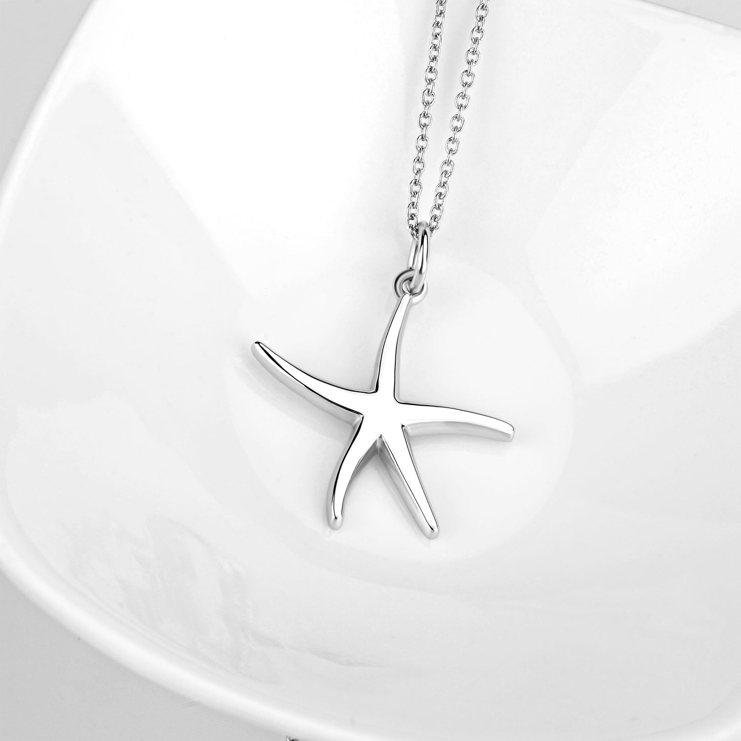 Starfish Pendant Five-Pointed Star Necklace