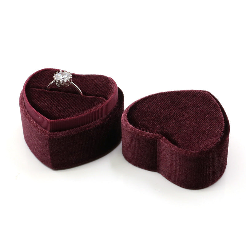 Velvet Love Ring Box