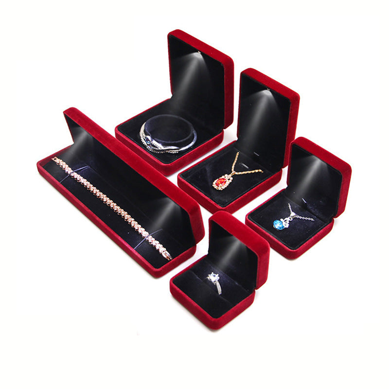 Velvet  LED Jewelry Box