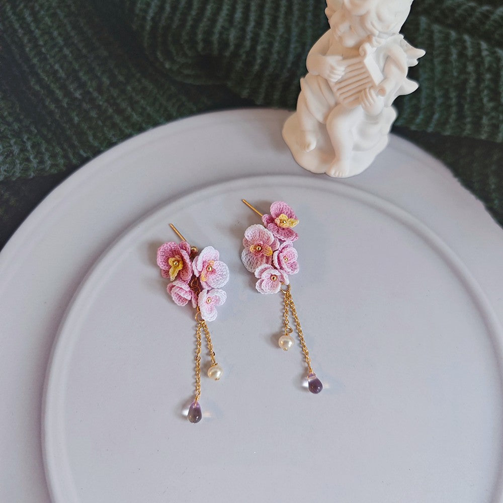 Butterfly Orchid Earring