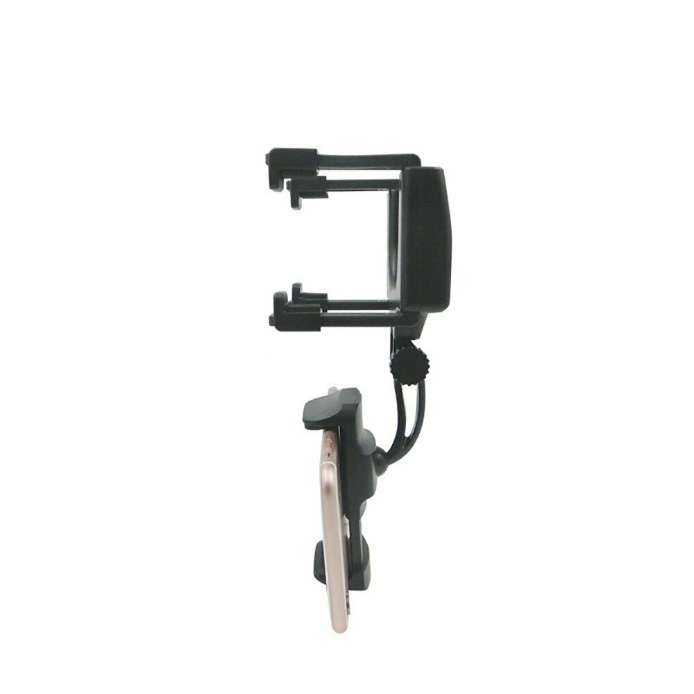 Car Rear View Mirror Mount Stand Phone Holder 360 Rotation