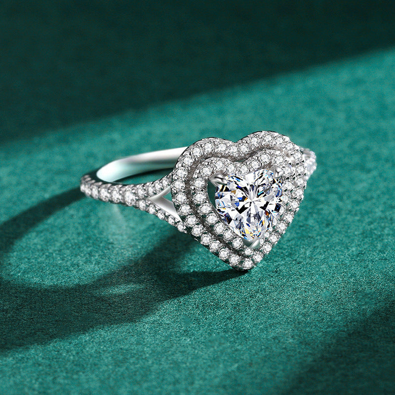 Heart Diamond Ring