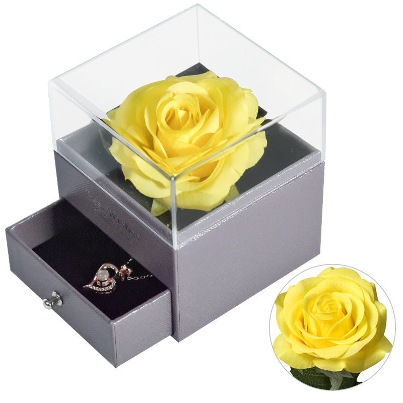 Flower Rose Jewelry Box