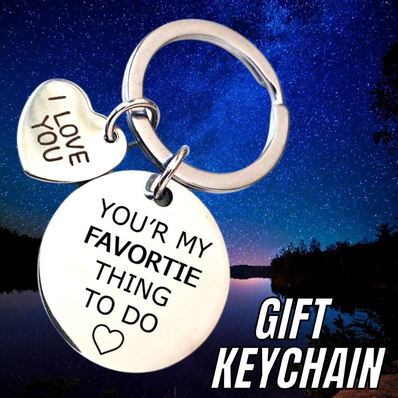 Sexy Romantic Couples Keychain Gift For Her Him Boyfriend Love Keyring Tag