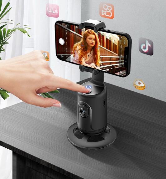 Hand Gesture Recognition & face tracking 360 Degree Phone Holder Intelligent