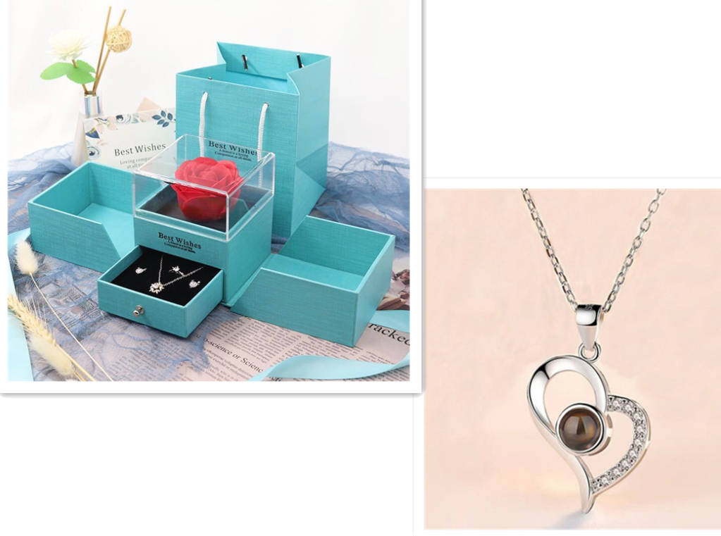 Rose Jewelry Gift Box