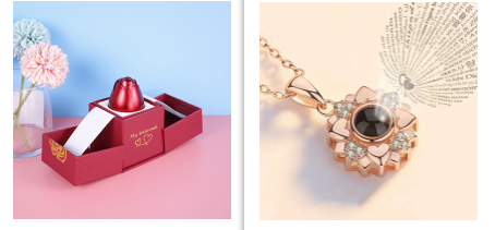 Rose Jewelry Gift Box