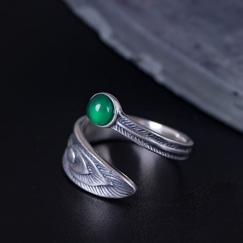 Peacock Tail Rings