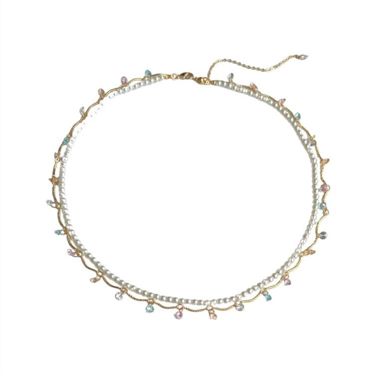 Moonstone Flowing Light  Necklace