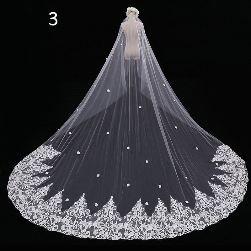 Master Wedding Veil Long Long Tail