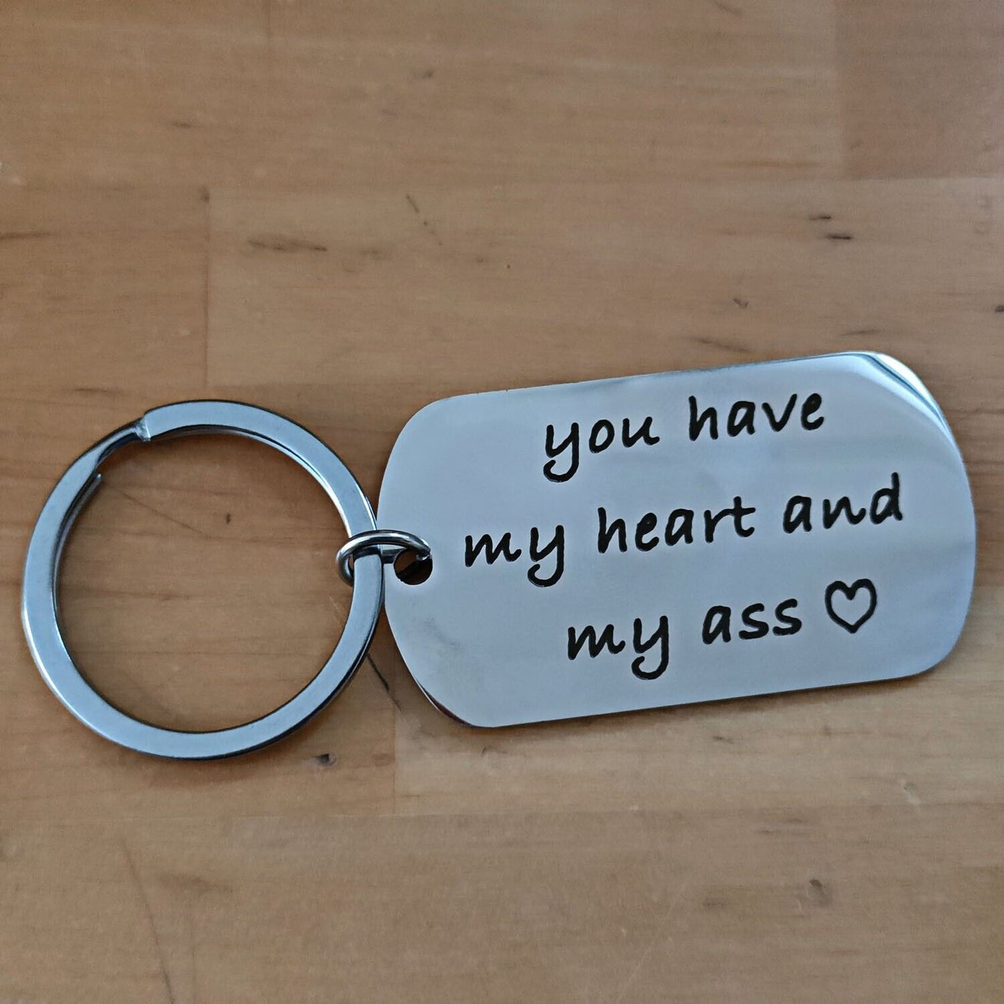 Funny Sexy Romantic Couples Keychain Gift For Her Him Boyfriend Love Keyring Tag