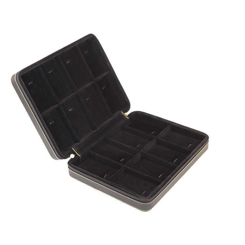 Leather Large Capacity Jewelry Storage Box