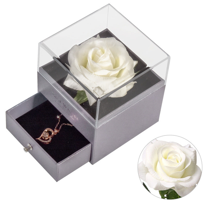 Flower Rose Jewelry Box