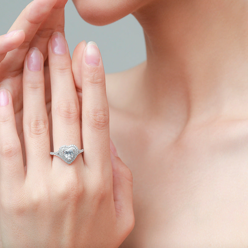 Heart Diamond Ring