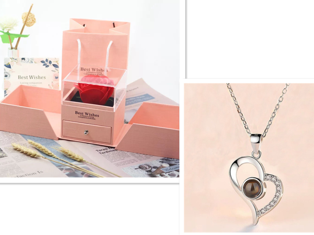 Rose Jewelry Gift Box