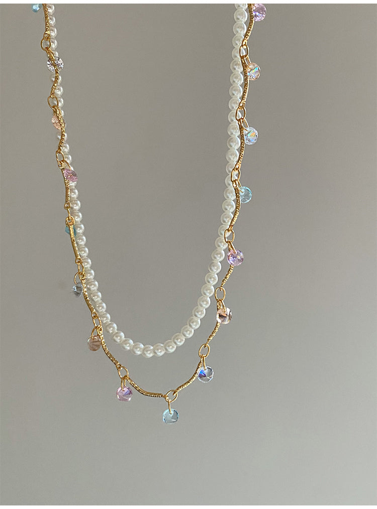 Moonstone Flowing Light  Necklace