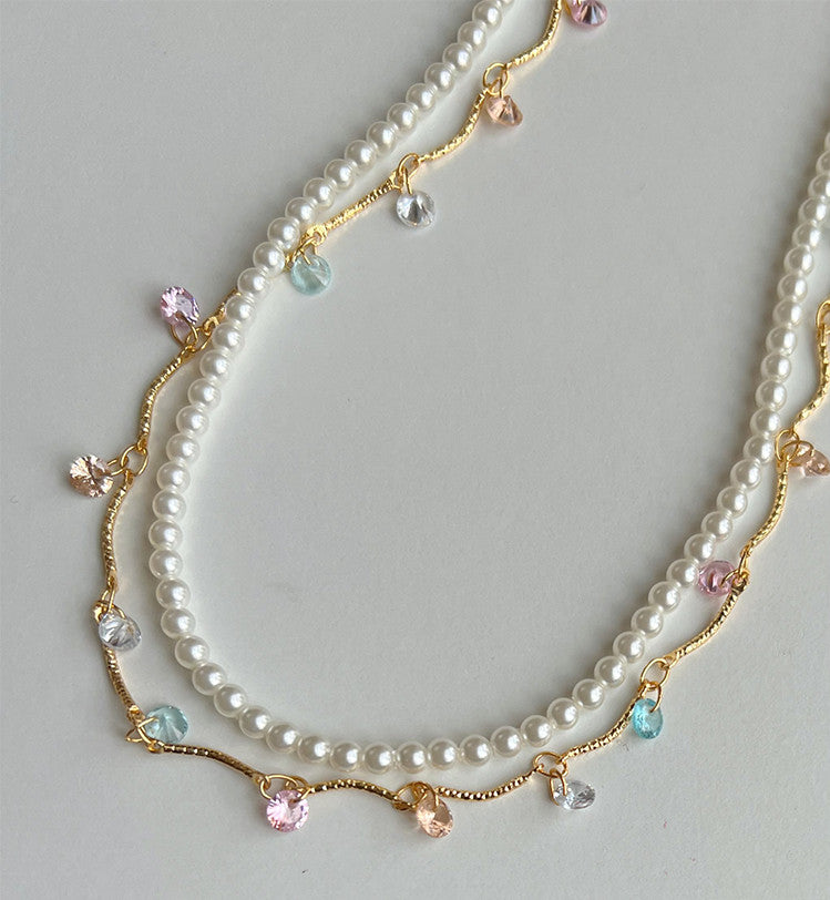 Moonstone Flowing Light  Necklace