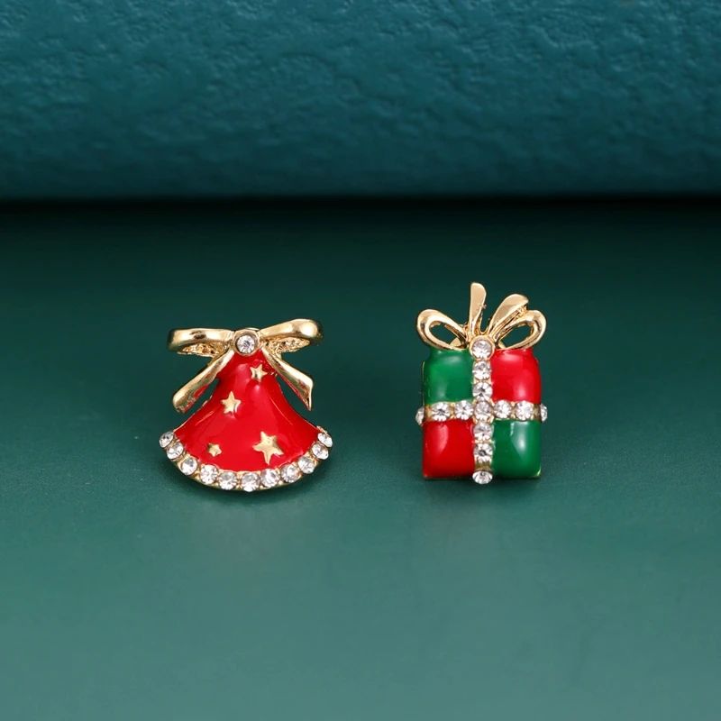 Elk Bells Snow Earrings