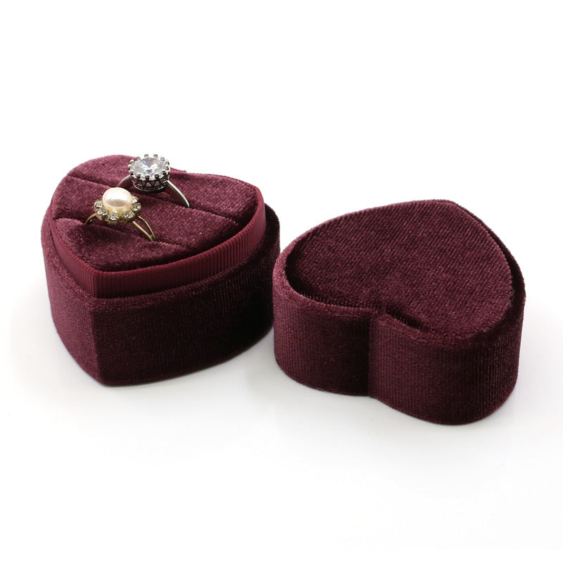 Velvet Love Ring Box