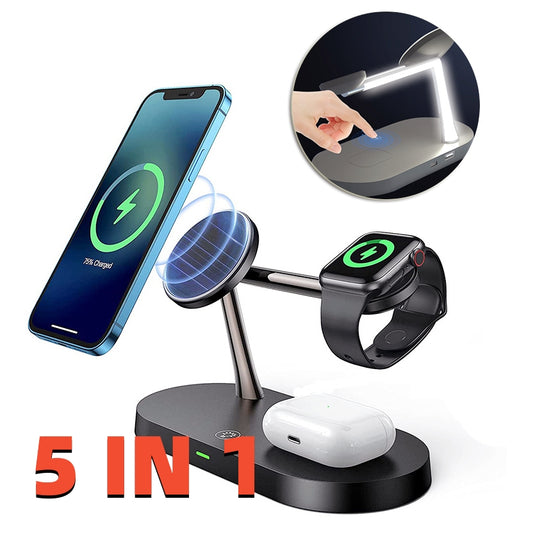 Multifunctional Five-In-One Magnetic Wireless Charging