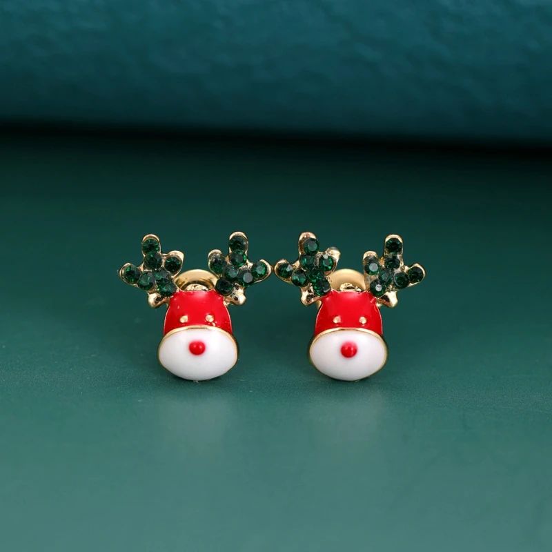 Elk Bells Snow Earrings