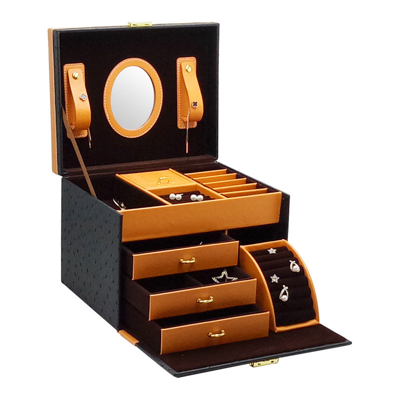 Leather Jewelry Storage Box