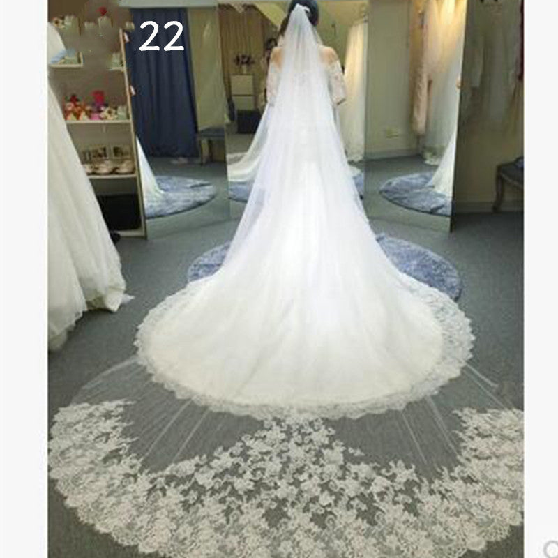 Master Wedding Veil Long Long Tail