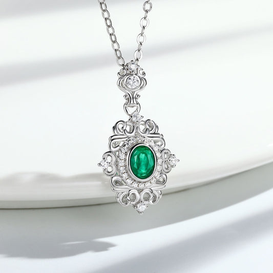 Natural Emerald Necklace