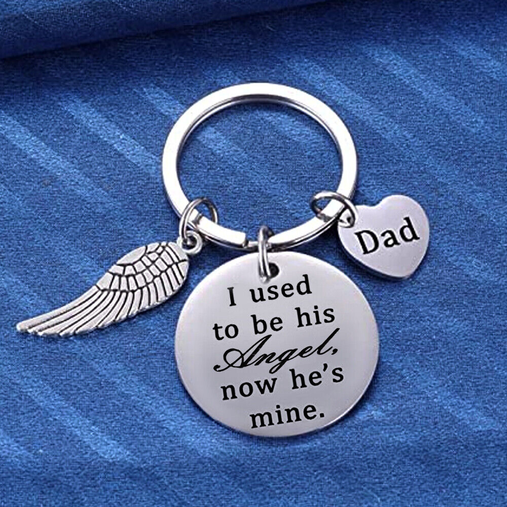 Loss Of Father Key Chain Dad Memorial Sympathy Gift Daddy Papa Keychain Keyring