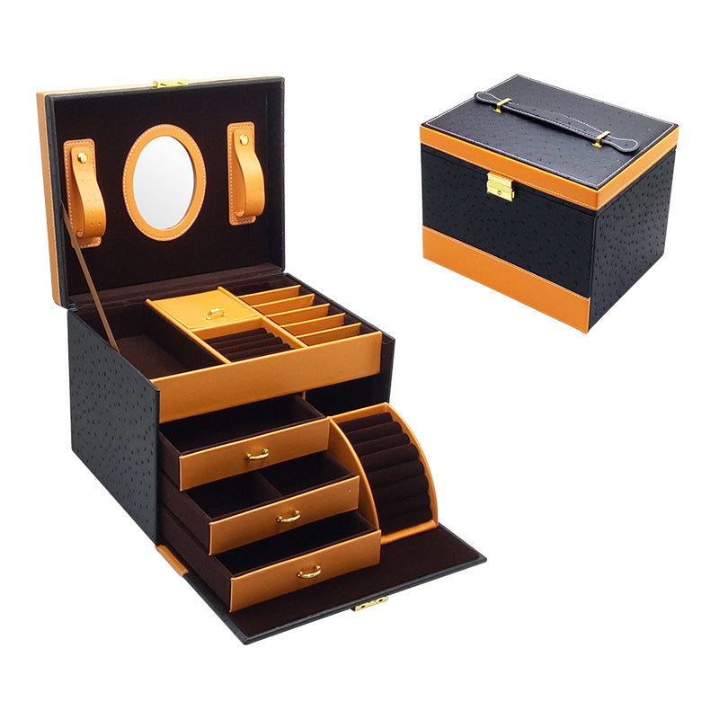 Leather Jewelry Storage Box