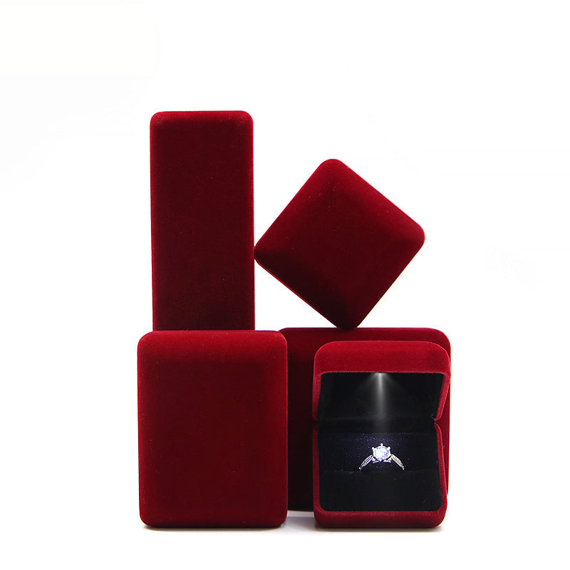 Velvet  LED Jewelry Box