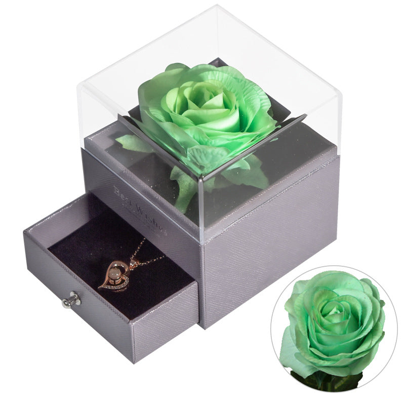 Flower Rose Jewelry Box