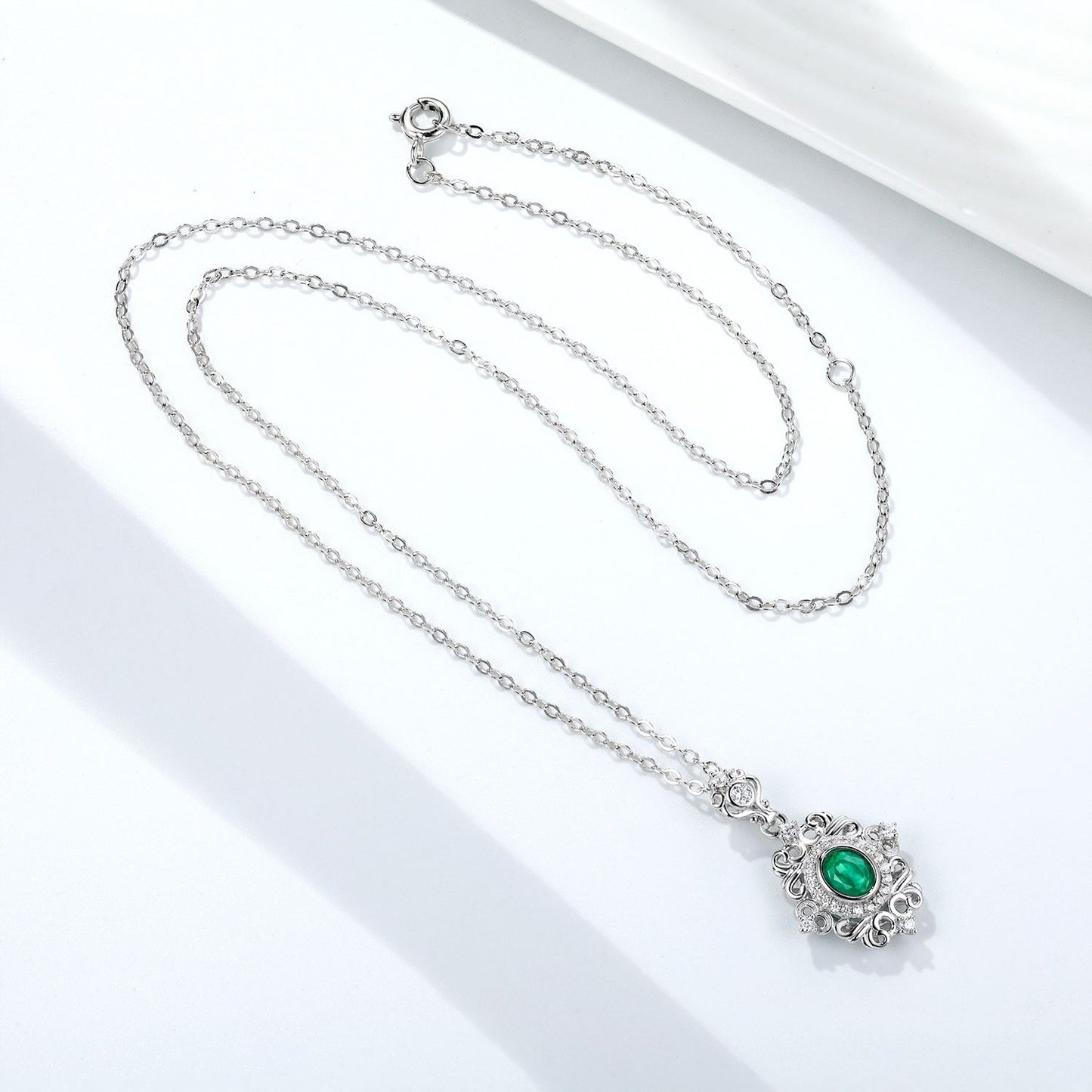 Natural Emerald Necklace