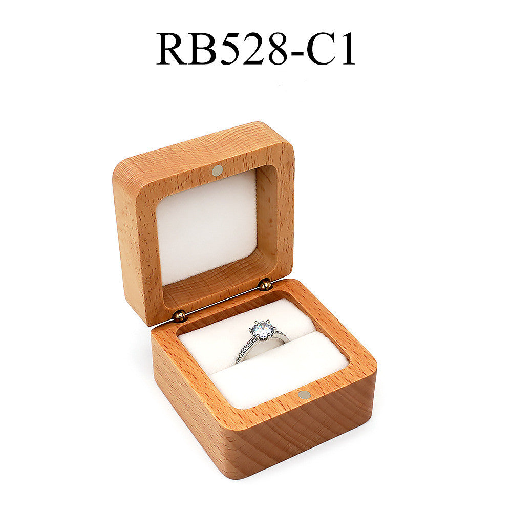 Beech Wooden Jewelry Box